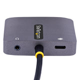 StarTech.com 122-USBC-HDMI-4K-VGA USB grafisk adapter 3840 x 2160 pixel Grå
