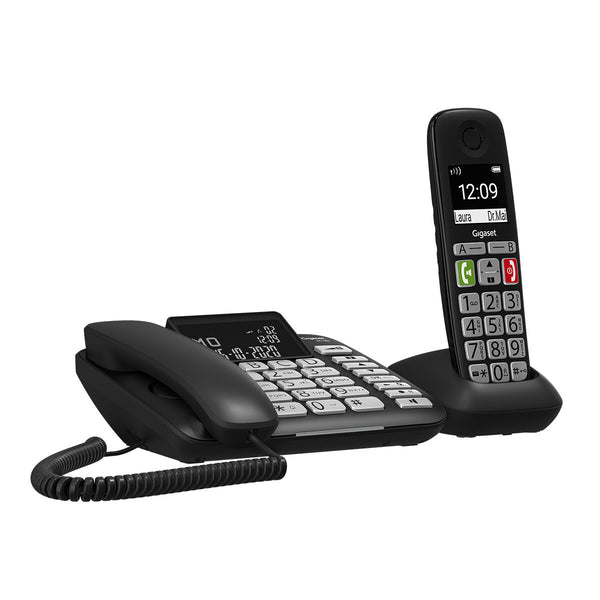 Gigaset DL780 Plus Analog/DECT-telefon Nummervisning Sort