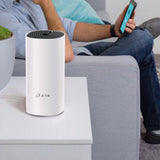 TP-Link Deco E4 (1-pack) Dual-band (2,4 GHz / 5 GHz) Wi-Fi 5 (802.11ac) Hvid, Grå Intern