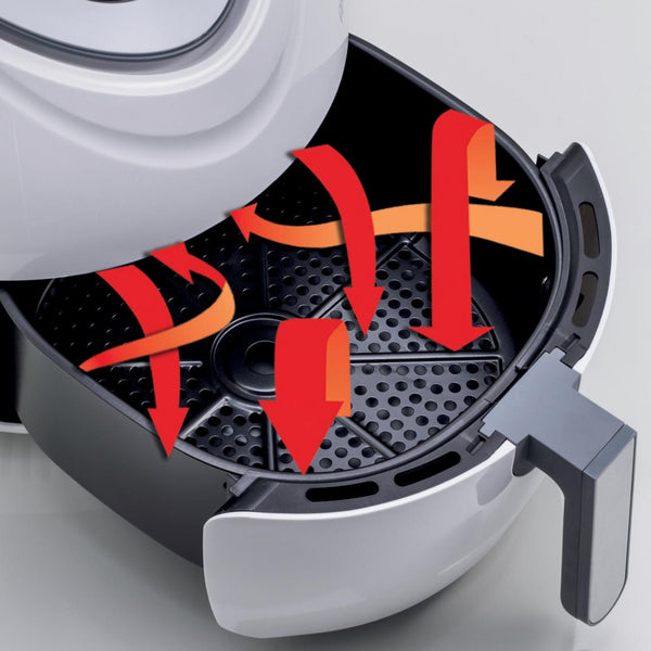 Ariete 4618/03 Enkelt 7 L Enkeltstående 1800 W Varmluftsteger Hvid