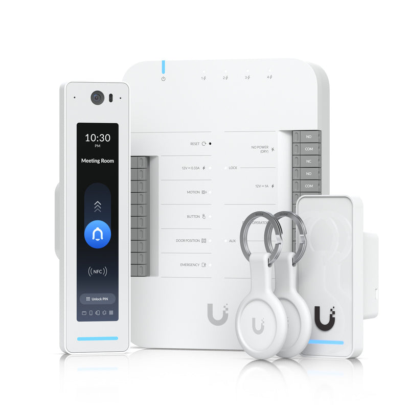 Ubiquiti G3 Starter Kit Pro kontrolsystem til sikkerhed Grå, Hvid