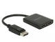 DeLOCK 87769 video-splitter DisplayPort 2x HDMI
