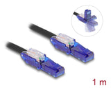 DeLOCK 80926 netværkskabel Sort, Violet 1 m Cat6 U/UTP (UTP)
