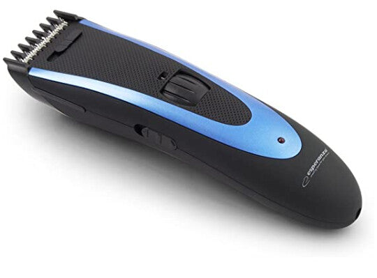 Esperanza EBC004 skæg trimmer Batteri 24 2,4 cm Sort, Blå