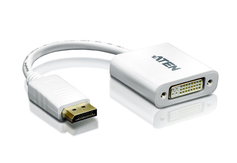 ATEN VC965-AT videokabel adapter DisplayPort DVI-I Hvid