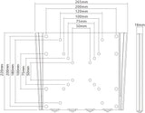 Goobay 74415 tv-beslag 106,7 cm (42") Sort