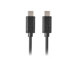 Lanberg CA-CMCM-10CU-0010-BK USB-kabel USB 2.0 1 m USB C 0,48 Gbit/sek. Sort