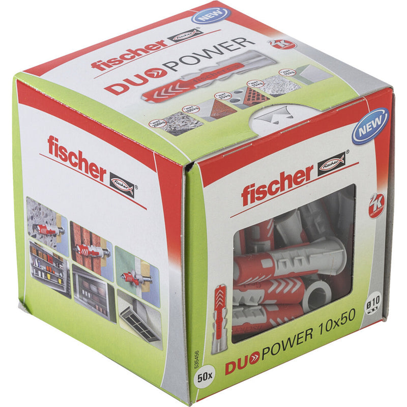 Fischer DUOPOWER 10 x 50 LD 50 stk Udvidelsesanker 50 mm