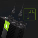 Green Cell INVGC12 strømadapter og vekselret Automatisk 3000 W Sort