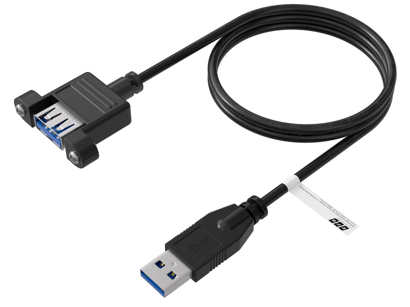 EFB Elektronik K5265SW.0,5V2 USB-kabel USB 3.2 Gen 1 (3.1 Gen 1) 0,5 m USB A 5 Gbit/sek. Sort