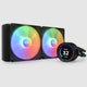 NZXT Kraken Elite 280 RGB Processor Alt-i-en væskekøler 14 cm Sort 1 stk