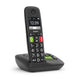 Gigaset E290A Analog/DECT-telefon Nummervisning Sort