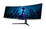 Acer Predator X49 Xbmipphuzx computerskærm 124,5 cm (49") 5120 x 1440 pixel Dual QHD QD-OLED Sort