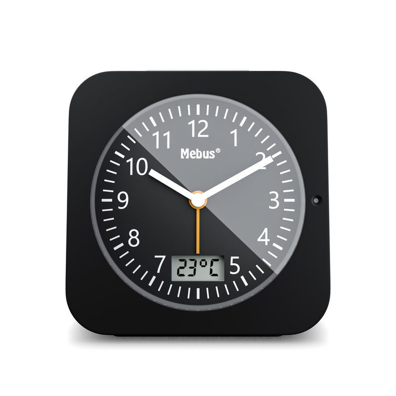Mebus 25609 vækkeur Digital alarmur Sort