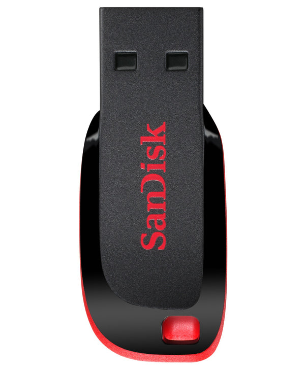 SanDisk Cruzer Blade USB-nøgle 32 GB USB Type-A 2.0 Sort, Rød