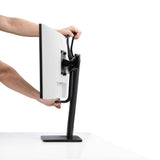 StarTech.com 2MC1S-MONITOR-STAND skærmbeslag og -stativer 68,6 cm (27") Skrivebord Sort