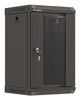 Lanberg WF11-3309-10B stativ 9U Vægmonteret stativ Sort
