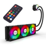 Inca ISS-03XN Computerkølesystem Computerkabinet Væskekølingssæt 12 cm Sort