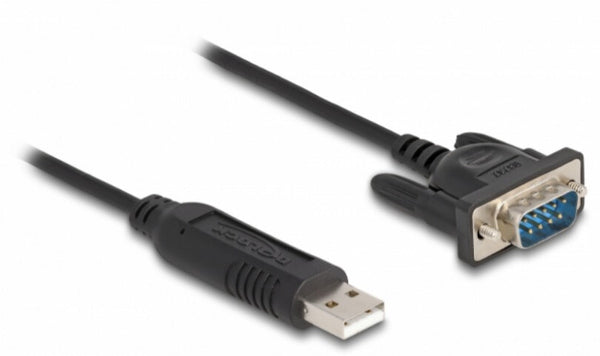 DeLOCK 66461 serielkabel Sort 0,5 m USB Type-A RS-232