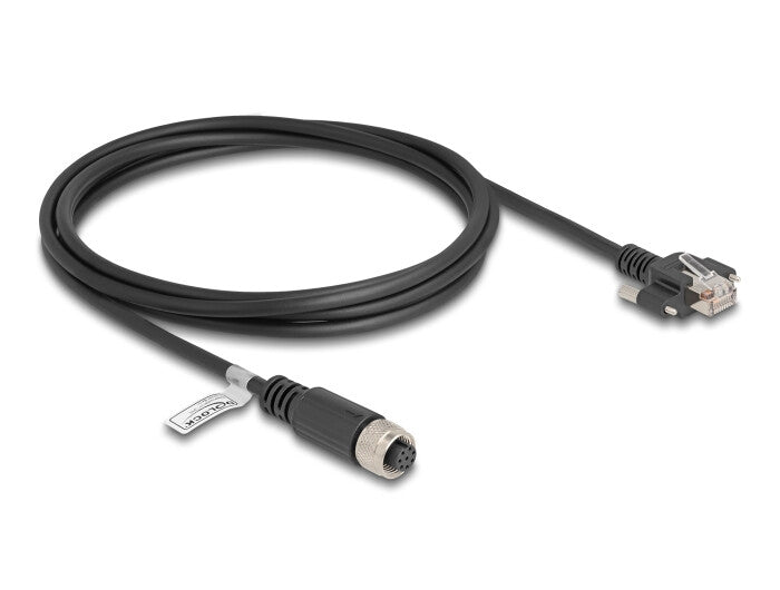 DeLOCK 80425 netværkskabel Sort 2 m Cat5e F/UTP (FTP)