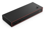 Lenovo ThinkPad USB4 Smart Dock 5500 with 135W Adapter Ledningsført Sort