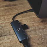 XtremeMac dockingstation USB Type-C 5000 Mbit/s Grå
