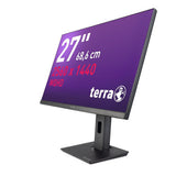 TERRA 3030268 computerskærm 68,6 cm (27") 2560 x 1440 pixel Wide Quad HD LED Sort