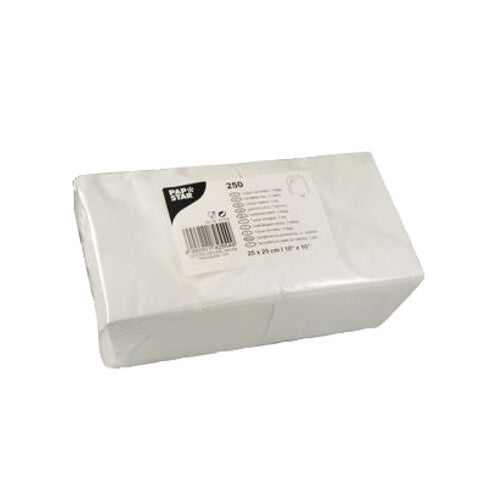 Papstar 82554 serviet Hvid 250 stk