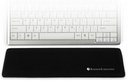 BakkerElkhuizen Trapezium Ergo Wrist Rest Compact håndledsstøtte Plast, Gummi, Tekstil Sort