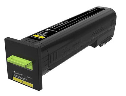Lexmark 72K2XY0 tonerpatron 1 stk Original Gul