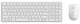 Rapoo 9310M tastatur Mus inkluderet Kontor RF trådløs + Bluetooth Hvid
