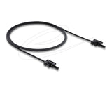 DeLOCK 91036 fiber adapter 1 stk Sort