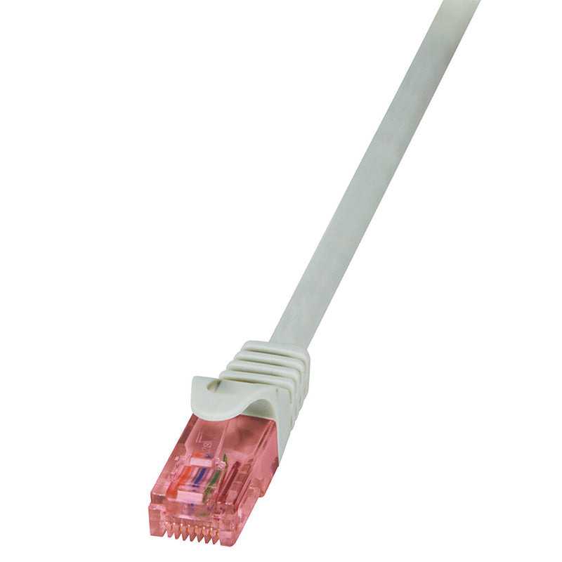LogiLink 0.25m Cat.6 U/UTP netværkskabel Grå 0,25 m Cat6 U/UTP (UTP)