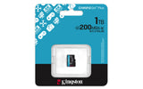 Kingston Technology 1 TB microSDXC Canvas Go! Plus Gen4 200R A2 U3, enkelt pakke uden ADP