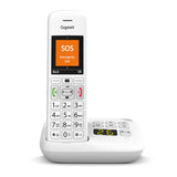 Gigaset E390A DECT telefon Nummervisning Hvid