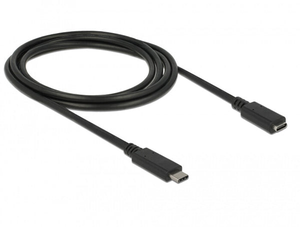 DeLOCK SuperSpeed USB USB-kabel USB 3.2 Gen 1 (3.1 Gen 1) 2 m USB C 5 Gbit/sek. Sort