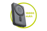 Mobile Origin MO-WMP-PB9 powerbank Lithium polymer (LiPo) 10000 mAh Trådløs opladning Sort