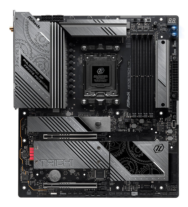 Asrock 90-MXBPA0-A0UAYZ bundkort AMD X870 Sokkel AM5 Udvidet ATX
