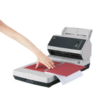 Ricoh fi-8250 ADF + manuel indføringsscanner 600 x 600 dpi A4 Sort, Grå