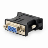Gembird A-DVI-VGA-BK kabel kønsskifter DVI-A VGA 15-pin Sort, Metallic