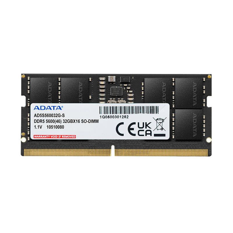 ADATA Premier hukommelsesmodul 16 GB 1 x 16 GB DDR5 262-pin SO-DIMM Fejlkorrigerende kode