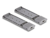 DeLOCK 42028 drevkabinet SSD kabinet Sort, Grå M.2