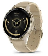 Garmin 010-02785-55 Smartwatch og sportsur 3,05 cm (1.2") AMOLED 41 mm Digital 390 x 390 pixel Berøringsskærm Guld Wi-Fi GPS (satellit)