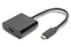 Digitus DA-70852 USB grafisk adapter Sort