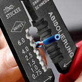 Knipex 97 32 240 kabelklipper Krympeværktøj Sort, Blå, Rød