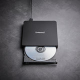 Intenso EOD 400D Slim optisk diskdrev DVD Super Multi DL Sort