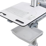 Ergotron StyleView Grå, Rustfrit stål Fladt panel Multimedie kurv/trolley