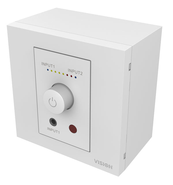 Vision TC3-AMP audio forstærker 2.0 kanaler Hjem Hvid