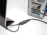 DeLOCK 61059 USB grafisk adapter 3840 x 2160 pixel Sort