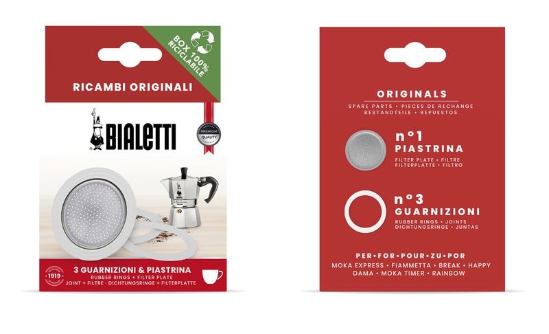 Bialetti 0800033 del & tilbehør til kaffemaskine Kaffefilter